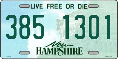 NH license plate 3851301