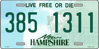 NH license plate 3851311