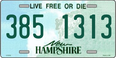 NH license plate 3851313