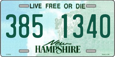 NH license plate 3851340