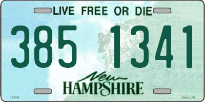 NH license plate 3851341