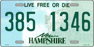 NH license plate 3851346