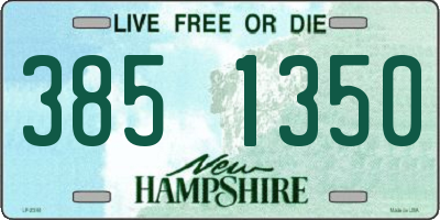 NH license plate 3851350