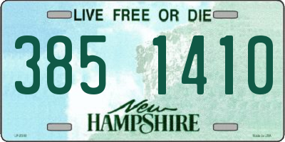 NH license plate 3851410