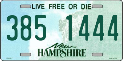 NH license plate 3851444