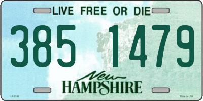 NH license plate 3851479