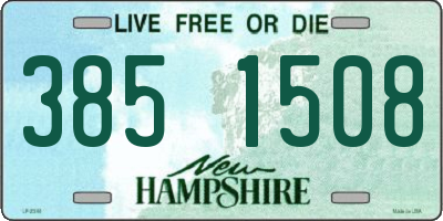 NH license plate 3851508