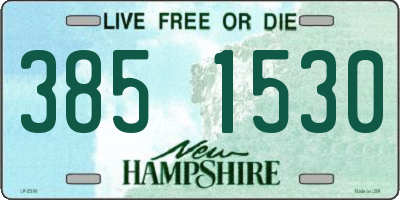 NH license plate 3851530