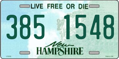 NH license plate 3851548