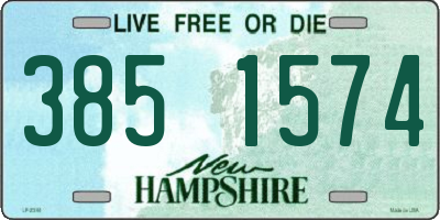 NH license plate 3851574