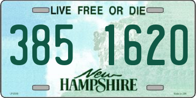 NH license plate 3851620