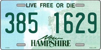 NH license plate 3851629