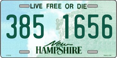 NH license plate 3851656