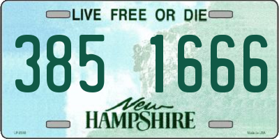 NH license plate 3851666