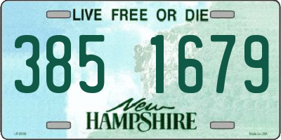 NH license plate 3851679