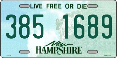 NH license plate 3851689