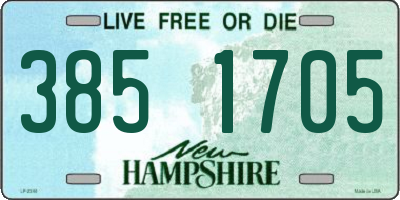 NH license plate 3851705