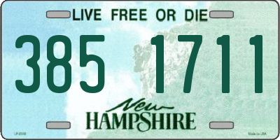 NH license plate 3851711