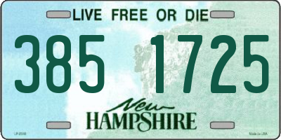 NH license plate 3851725