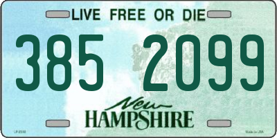 NH license plate 3852099