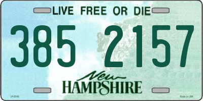 NH license plate 3852157