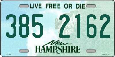 NH license plate 3852162