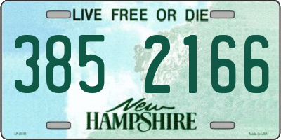 NH license plate 3852166