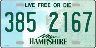 NH license plate 3852167