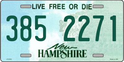 NH license plate 3852271