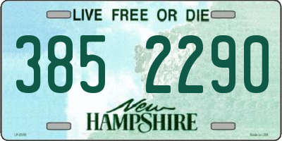 NH license plate 3852290