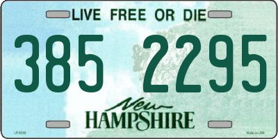NH license plate 3852295