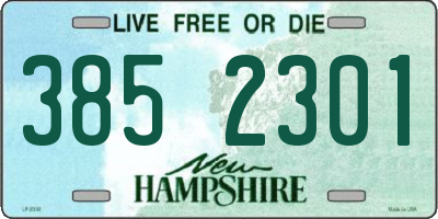 NH license plate 3852301