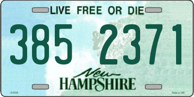 NH license plate 3852371