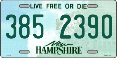 NH license plate 3852390