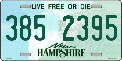 NH license plate 3852395