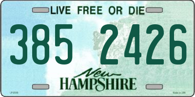NH license plate 3852426
