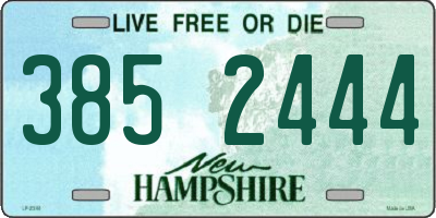 NH license plate 3852444