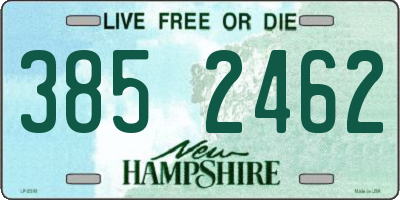 NH license plate 3852462