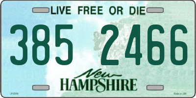 NH license plate 3852466