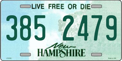 NH license plate 3852479