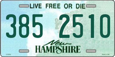 NH license plate 3852510