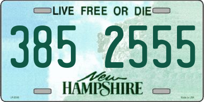 NH license plate 3852555