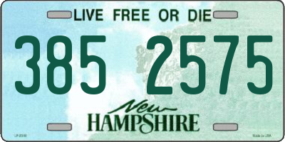 NH license plate 3852575