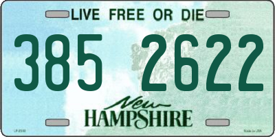 NH license plate 3852622