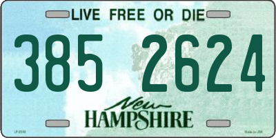 NH license plate 3852624