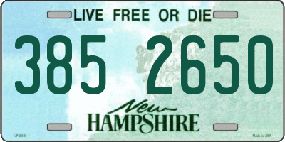 NH license plate 3852650