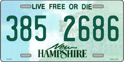 NH license plate 3852686