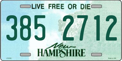NH license plate 3852712