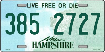 NH license plate 3852727