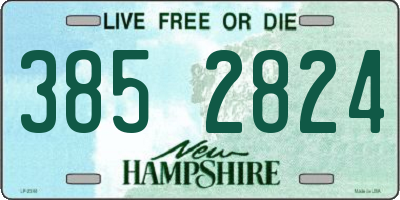 NH license plate 3852824
